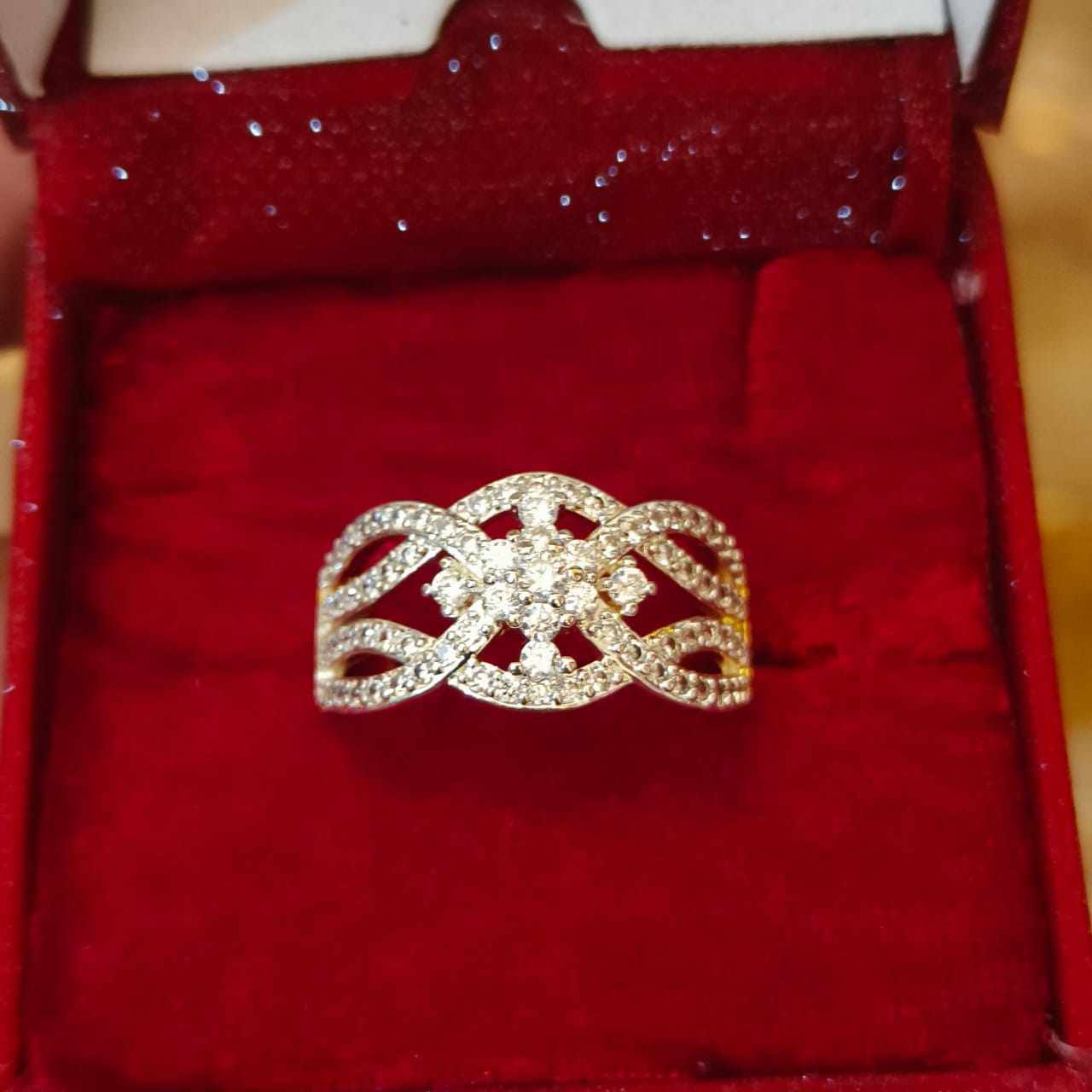 Cute Diamond Cut Ring